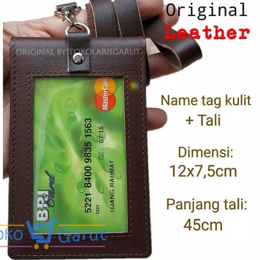 

Promo ヤ Name Tag Kulit Asli Id Card Holder Murah Berkualitas - 100% Kulit Asli sapi garut premium kantor