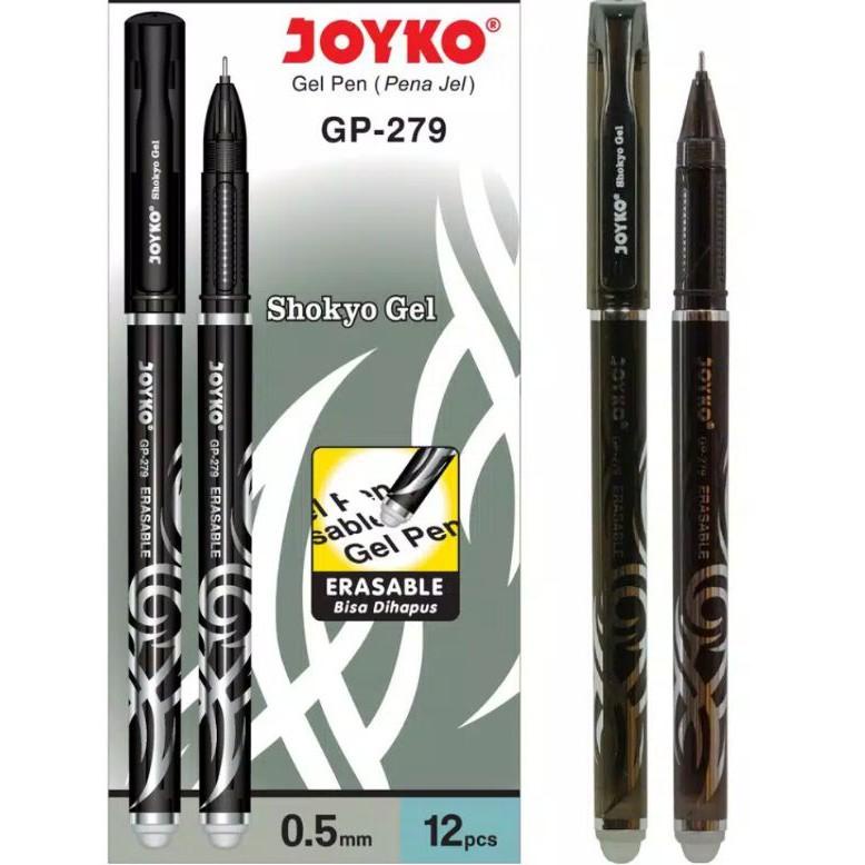 

NAHIN9583 Pulpen Gel Joyko SHOKYO GP 279 Bisa Dihapus (1 Lusin)