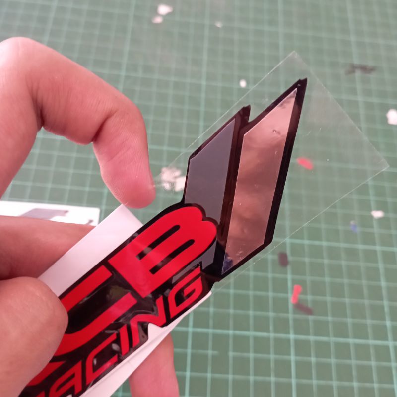 Stiker Cutting RCB Racing