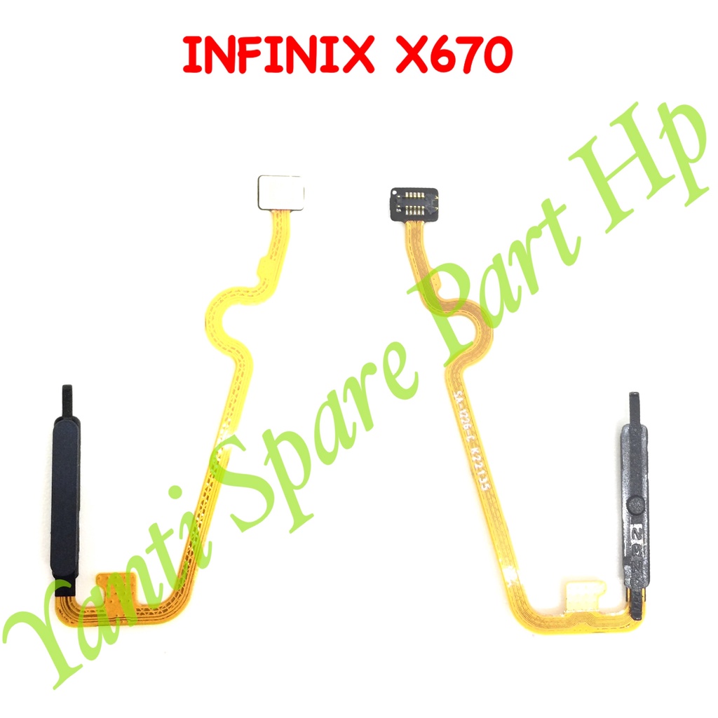 Flexible Fingerprint On Off Infinix Note 12 G96 Note 12 Turbo X670 Original Terlaris New