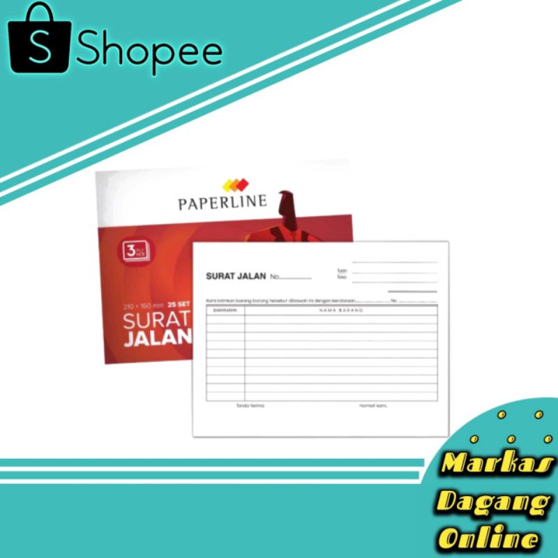 

Buku Surat Jalan Paperline 3ply / Surat Jalan PPL 3ply