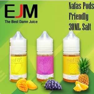 NEW AUTHENTIC LIQUID EJM NAFAS SALTNIC 30ML - NANAS