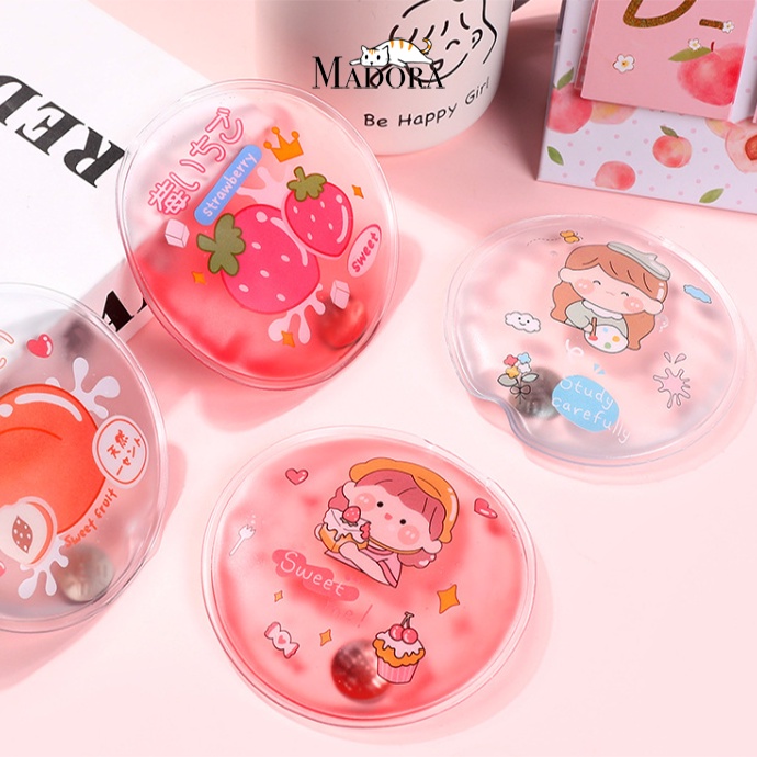 Madora Gel Penghangat Tangan Kompres  Karakter Lucu Warm Pad Gel