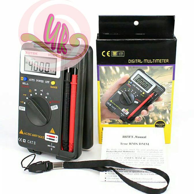 zotek vc921 kapasitor tester multitester multimeter
