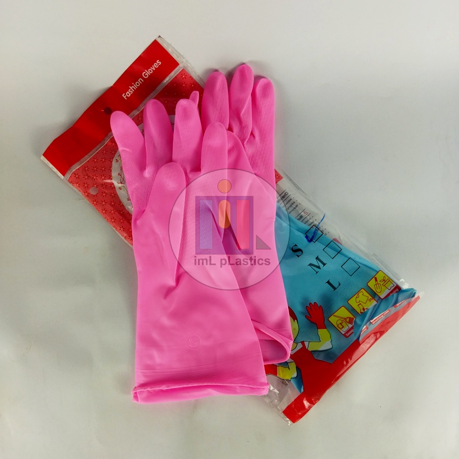 Sarung tangan Karet / Hand Gloves 31cm pasang kanan kiri - 1pcs