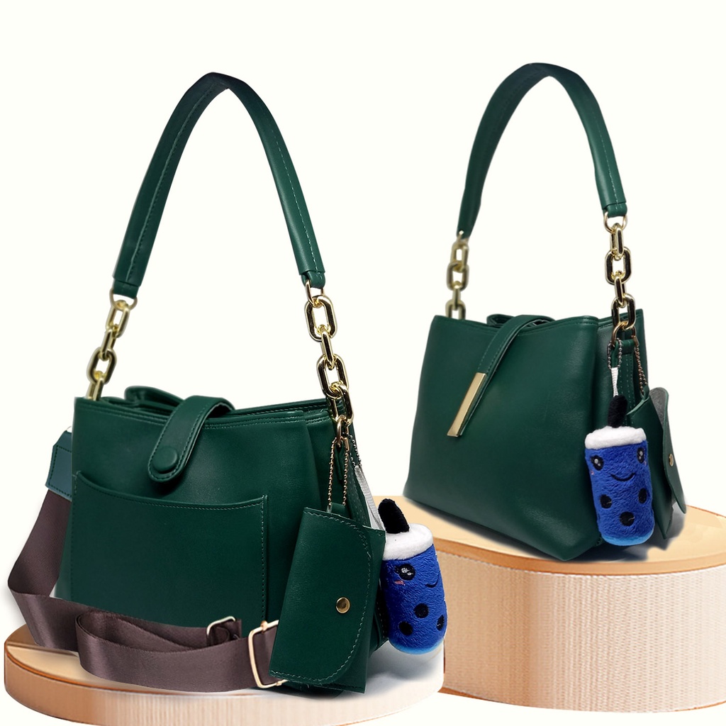 tasready Hanbag tas selempang wanita Free Dompet boneka