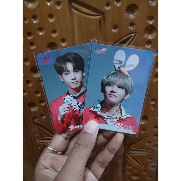 Yescard BTS Taehyung V Jungkook Suga Yoongi yes card hongkong yc hk