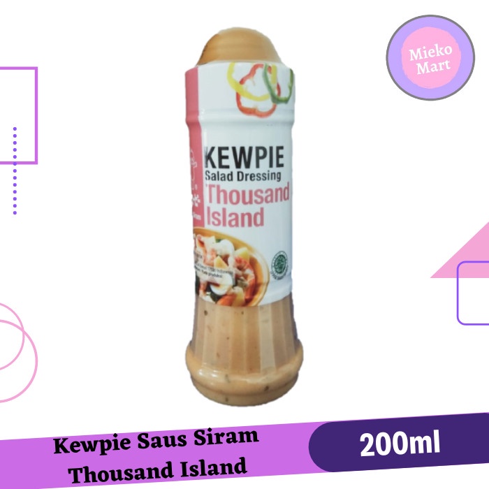 

Terlaris ✨ - Kewpie Saus Siram Thousand Island | Salad Dressing 200ml 2.1.23