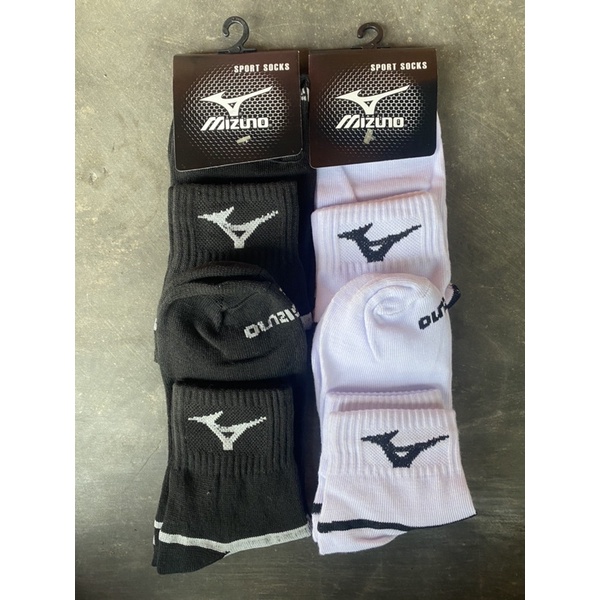 Kaos Kaki Sport Mizuno Original Socks Atas Mata Kaki Tebal