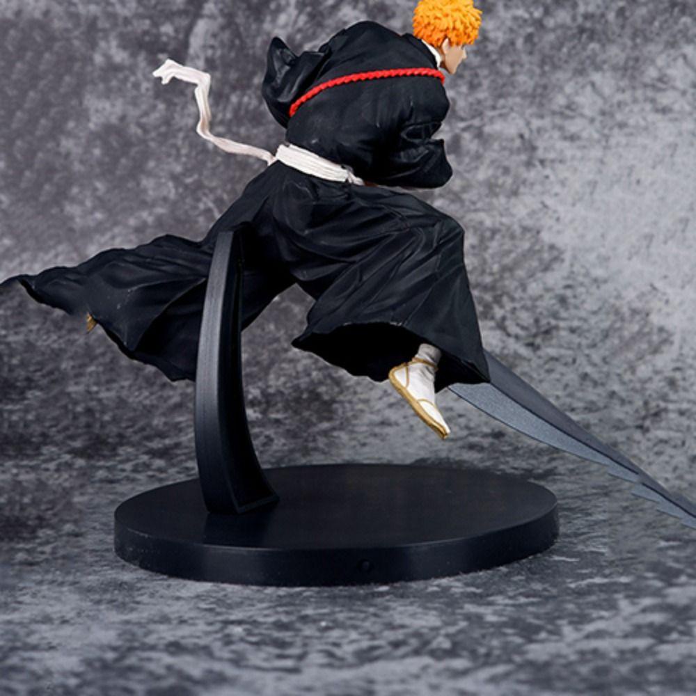 Lanfy Kurosaki Ichigo Action Figure Miniatur Untuk Anak Koleksi Model Figure Mainan Ornamen Mobil Model Anime Mainan Tokoh Anime Permata Pemutih Komputer Case Ornamen