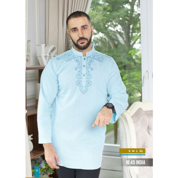 BAJU KOKO NIZAR BORDIR PREMIUM FASHION MUSLIM PRIA (NI 45 INDIA)