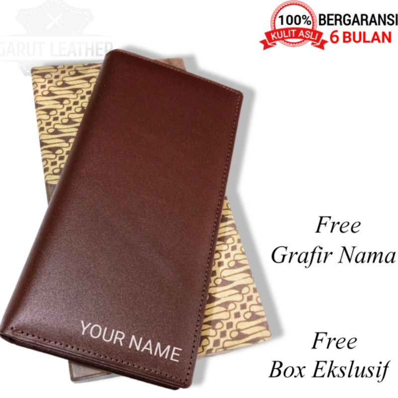 Dompet Kulit Sapi Asli ORIGINAL Model Panjang
