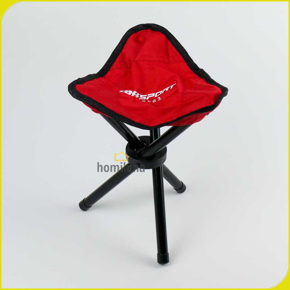 TaffSPORT Kursi Lipat Memancing Folding Legged Beach Stool Chair - A0003