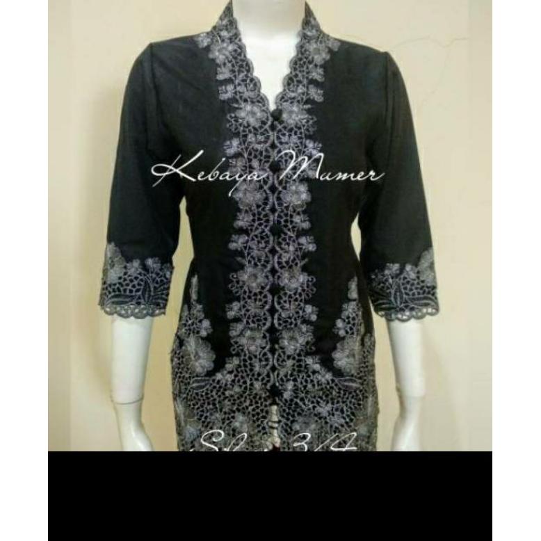 Muraah Kebaya Bordir Emas. Kebaya Murah. Kebaya Encim. Kebaya Hitam. Kebaya Pendek. Kebaya Bordir