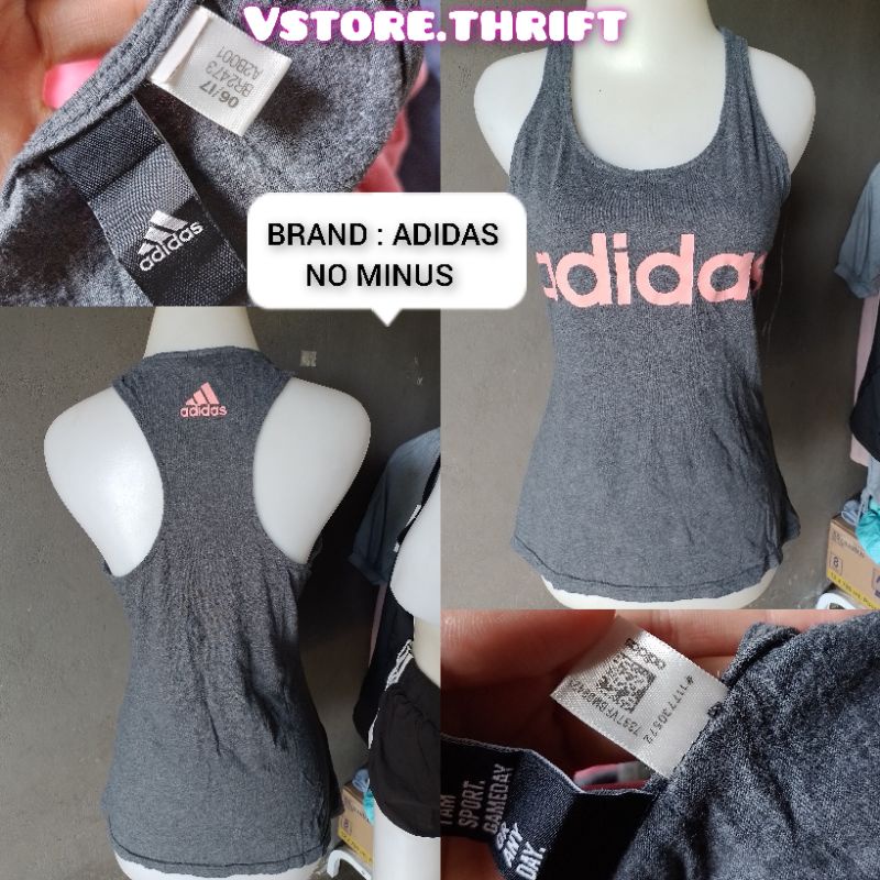PRELOVED / THRIFT | ADIDAS TANKTOP ATASAN SPORT,GYM,YOGA,FITNEES ORIGINAL BRAND