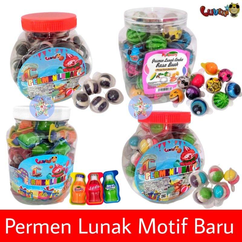 

Permen lunak isi 50 butir/toples