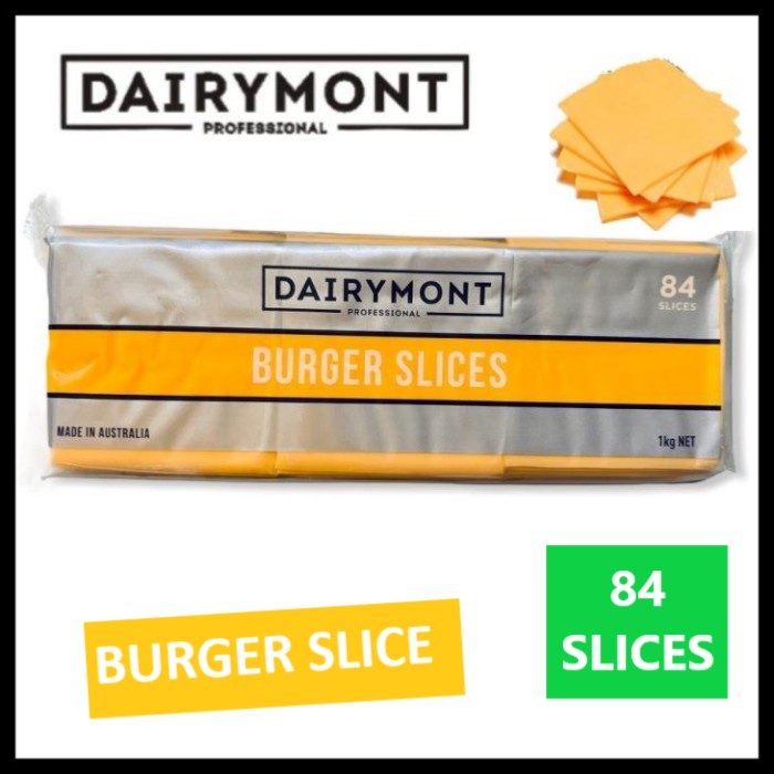 

Burger Slice Orange Dairymont 1 kg