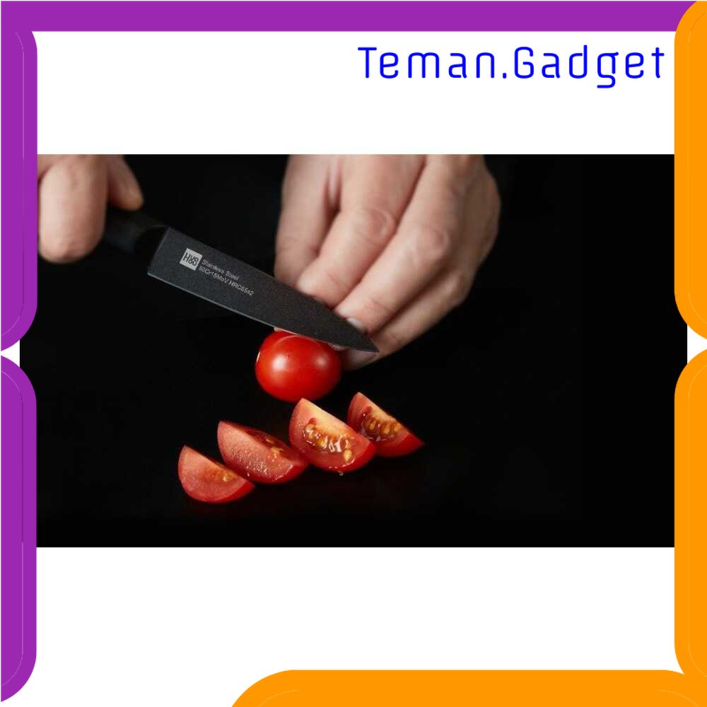 TD - DPR Huohou Set Pisau Dapur &amp; Holder Kitchen Knife 5 in 1 - HU0076