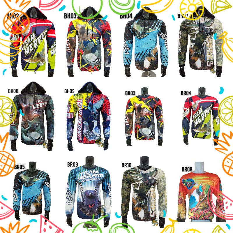 Jual Jersey burung merpati, Kaos burung dara, Baju burung merpati