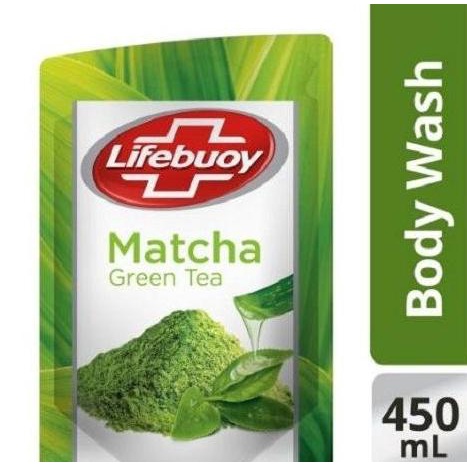 Lifebuoy Bw Matcha G.Tea Refil 450Ml