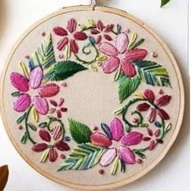 Paket DIY Sulam Embroidery Hand Bordir