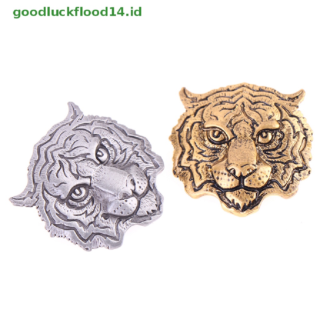 [GOOGFOUR] Berlian Imitasi Harimau Bros Tiger Head Pesta Santai Bros Pin Hadiah [TOP]