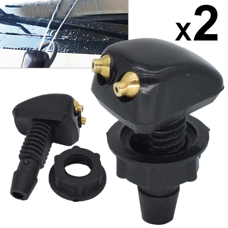 [AIYU] Baju Kaos Distro Pria Wanita Lengan Pendek Wiper 2x Universal Front Windshield Washer Wiper Nozzle Sprayer Sprinkler Outlet Spout Air Untuk