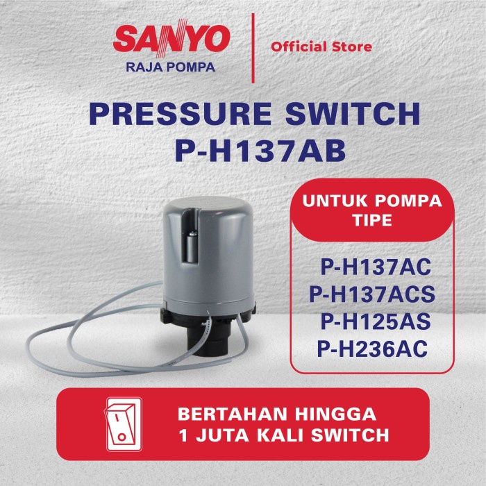 Pompa Sanyo Pressure Switch P-H137Ab