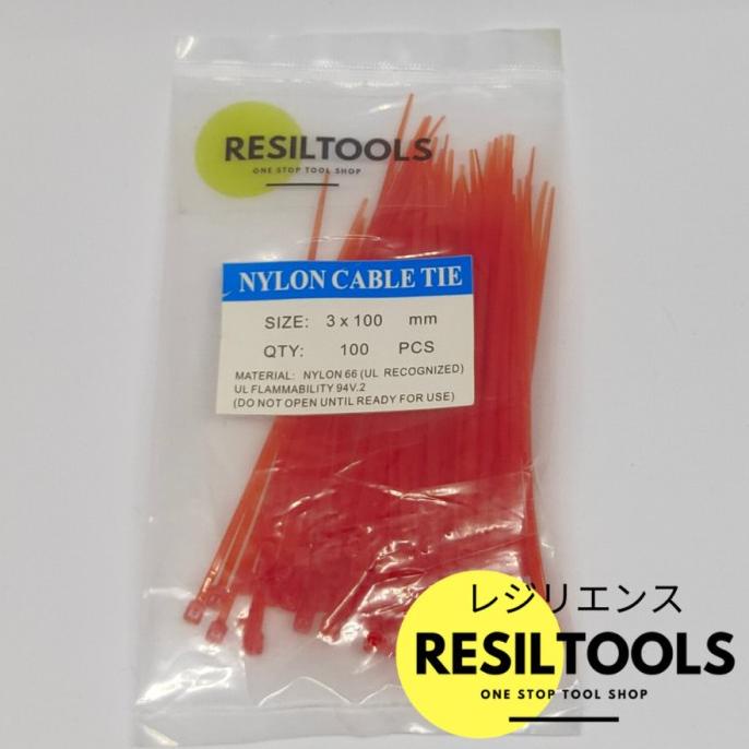 

PER 10 Pcs Kabel Tis 10 cm Merah Pengikat Plat Pagar Tali Ties Cable T citrab44 Juara