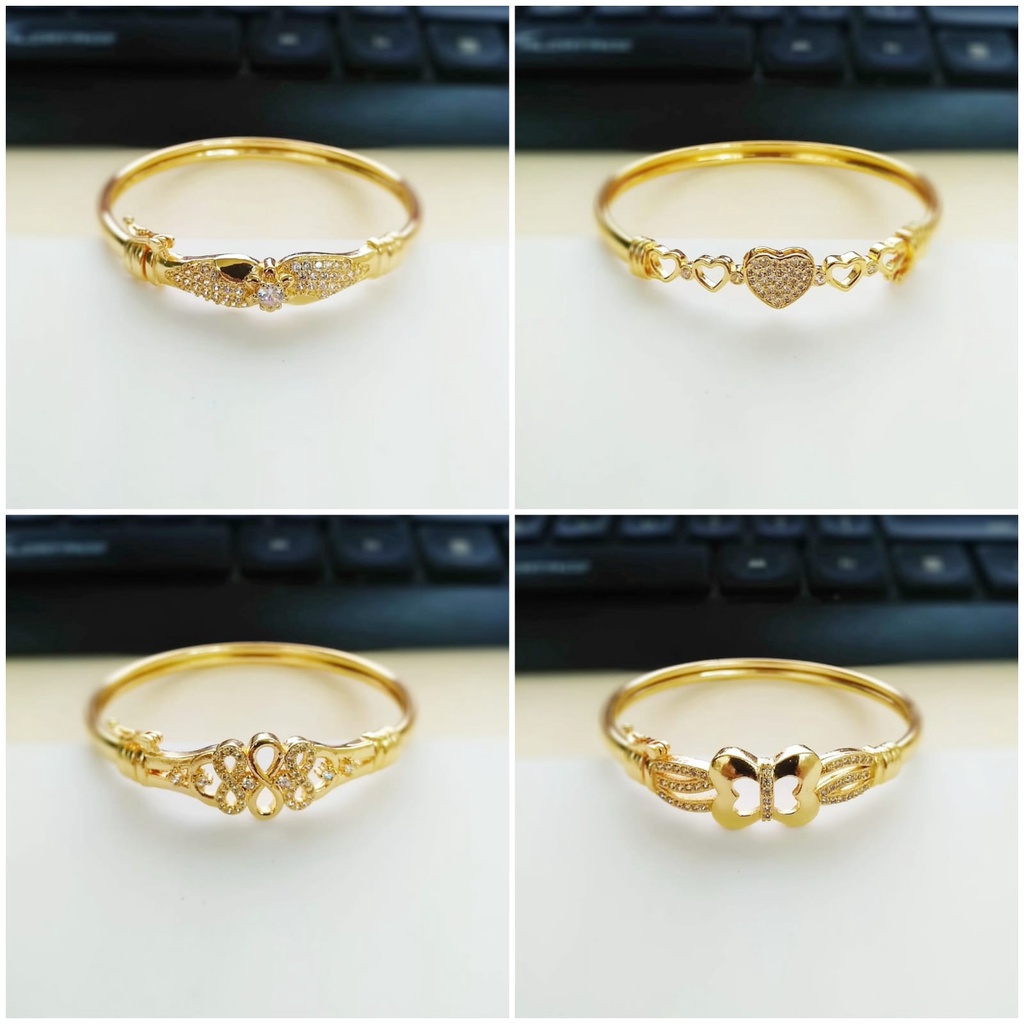 AV103 Grosir Gelang Bangle Permata Gelang Dewasa