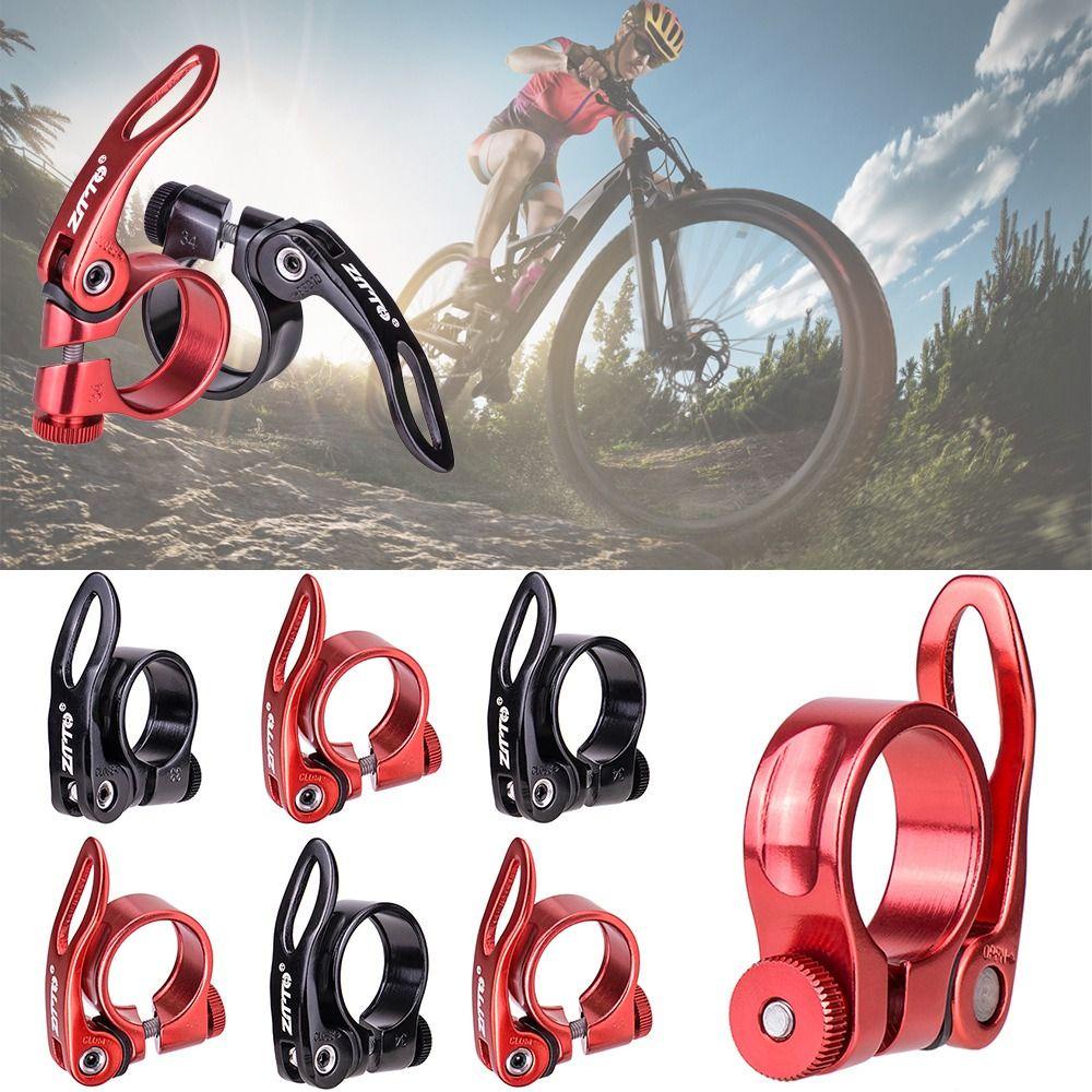 R-FLOWER Penjepit Kursi Sepeda Hitam/Red Sepeda Jalan Gunung MTB BMX Aluminium