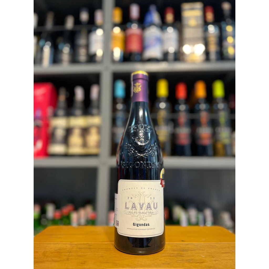 RED WINE LAVAU GIGONDAS FRANCE 750ML