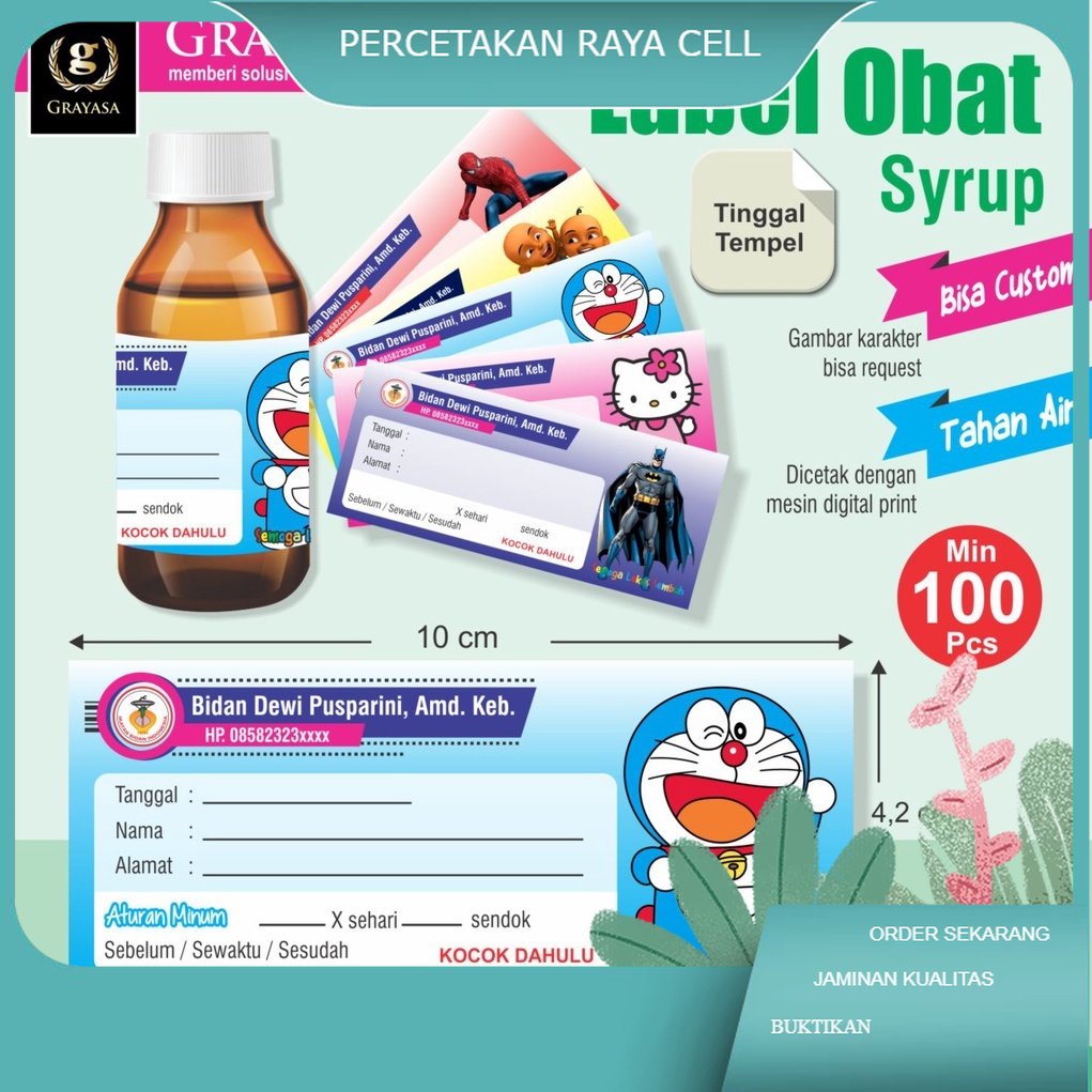 

Label obat syrup / label obat sirup / stiker obat / stiker obat syrup / stiker obat sirup