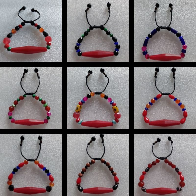 gelang lilis lamiang mix jelei pilus di ujung khas dayak Kalimantan