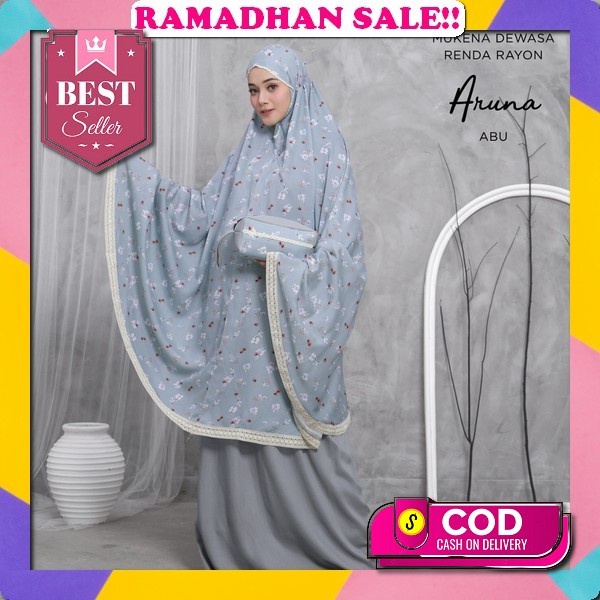 Cod Termurah Mukena Terbaru 2023 Mukena Dewasa Semi Jumbo Rayon Renda Nazia Mukena Terbaru Hadijah 2