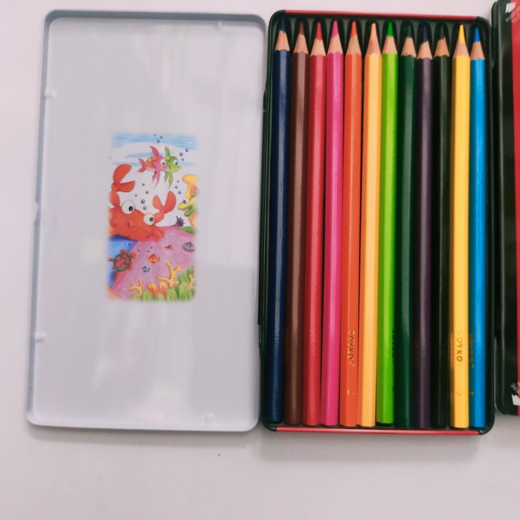 

PENSIL WARNA JOYKO 12 WARNA PANJANG WADAH KALENG