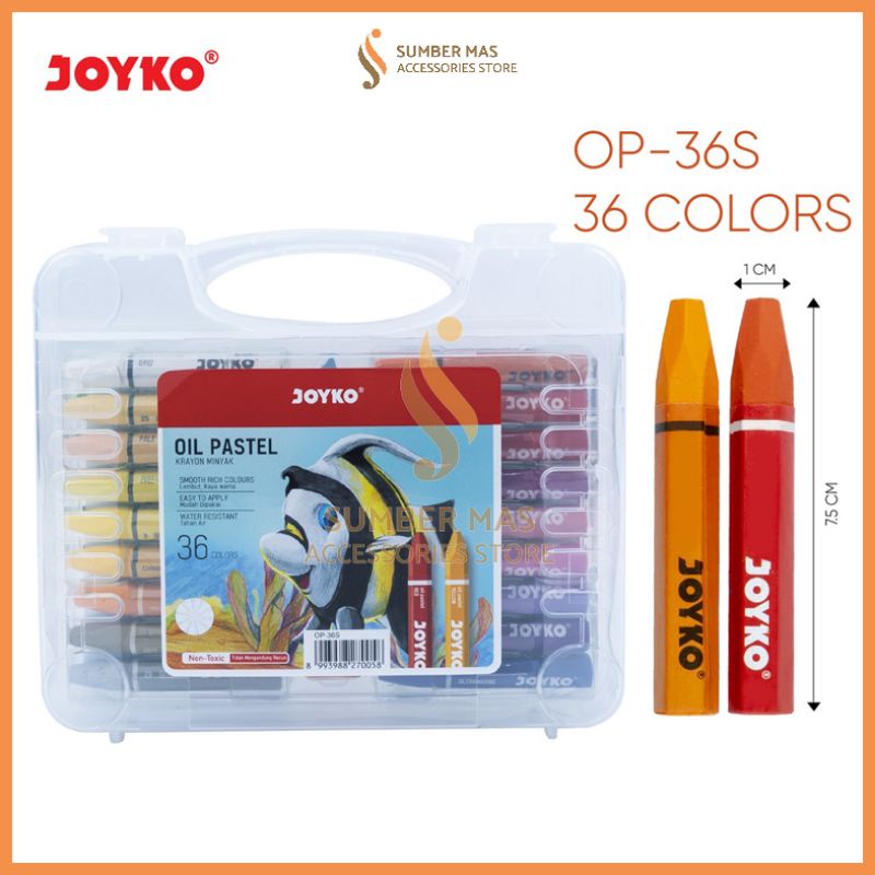 

OIL PASTEL/CRAYON JOYKO 36 WARNA |315 80-36