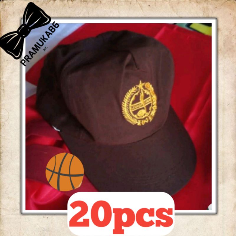 (20pcs) Topi Gerakan Pramuka - Topi Pramuka
