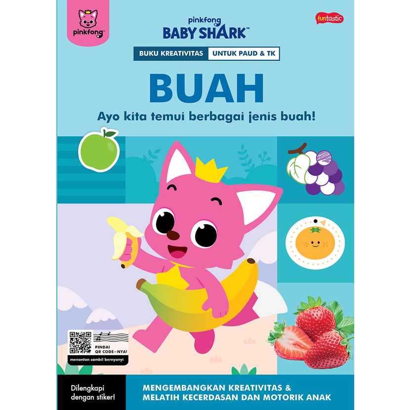 Gramedia - Pinkfong Baby Shark - Buku Kreativitas Buah Pinkfong Baby Shark