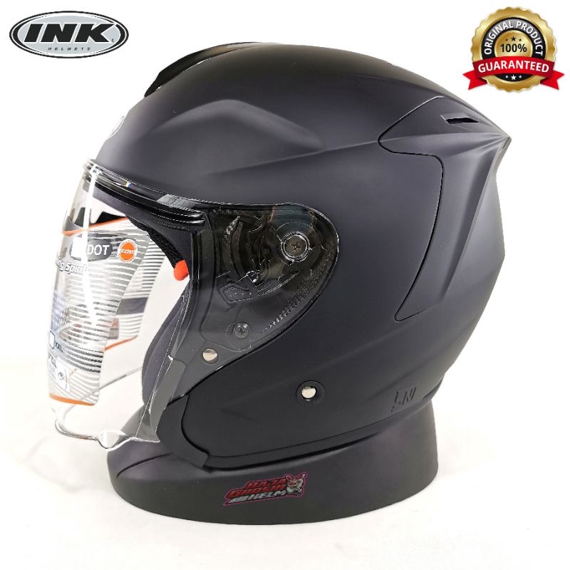 HELM INK DYNAMIC BLACK DOFF ORIGINAL HELM INK DYNAMIC BLACK MATT INK DYNAMIC HITAM DOFF HELM SHOEI H