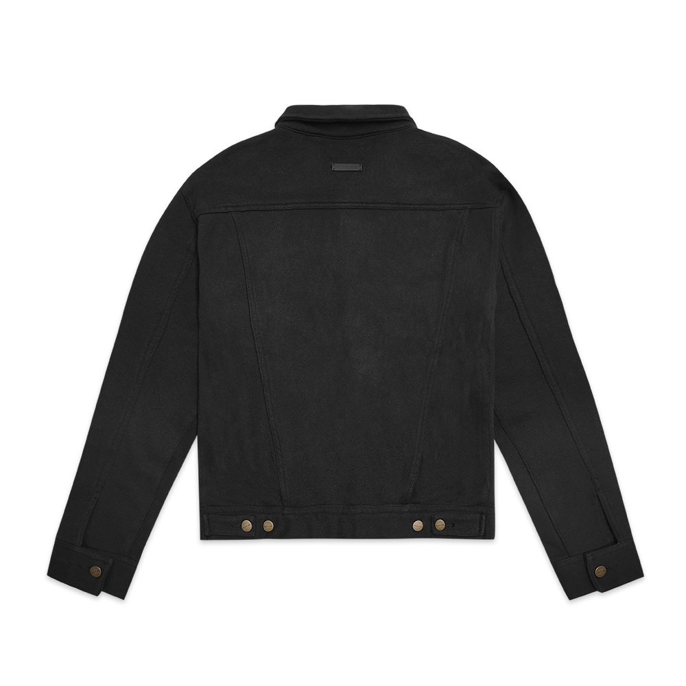 FOG 7th Collection French Terry Trucker Jacket Black