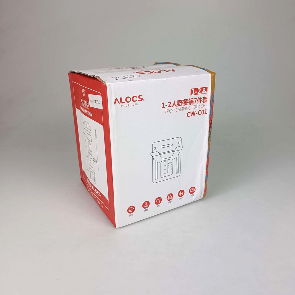 Alocs 7 in 1 Kompor Gas Alcohol Stove Portable untuk Camping - CW-C01