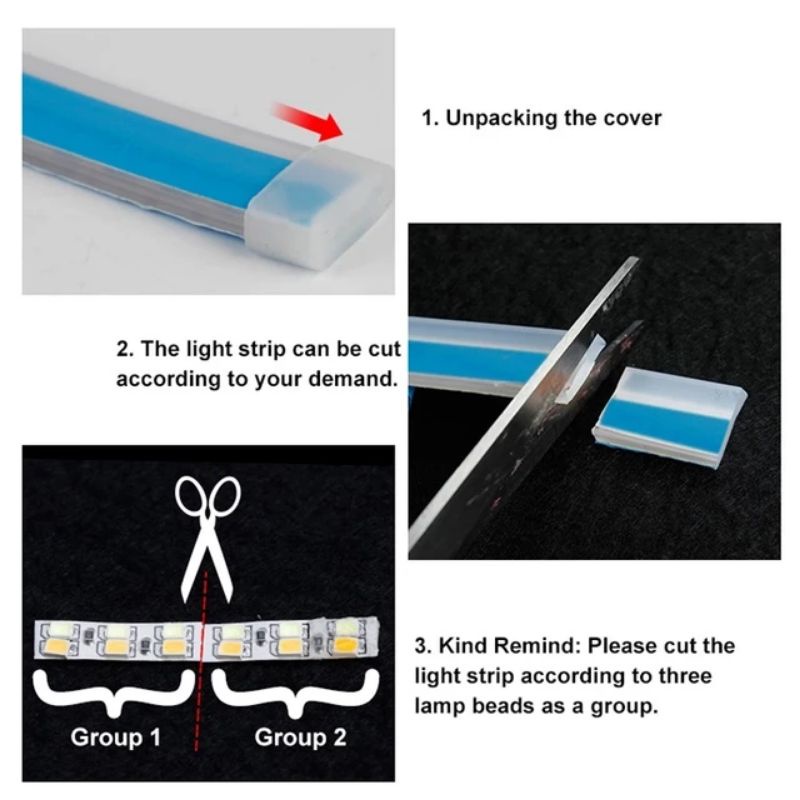 ID MOTOLED LAMPU ALIS REMOTE DRL RGB 60 CM MOBIL MOTOR NEW OLD NMAX VARIO PCX ADV MURAH 8 WARNA 7