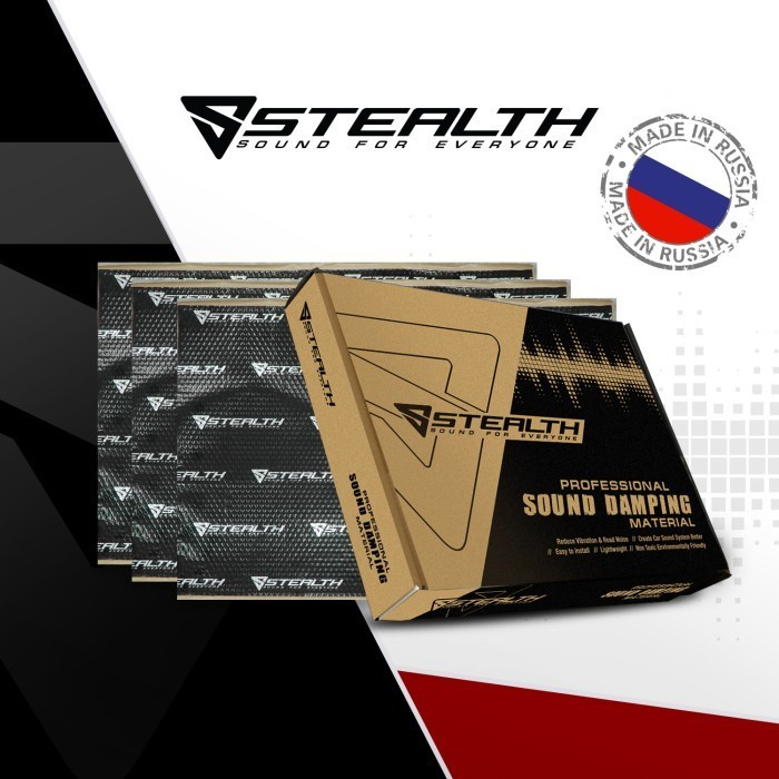 Peredam Mobil STEALTH 1.8mm Alumunium Butyl Rubber