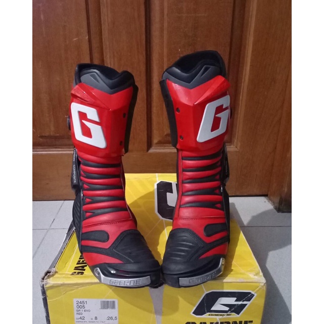 sepatu balap roadrace touring gaerne gp1 evo