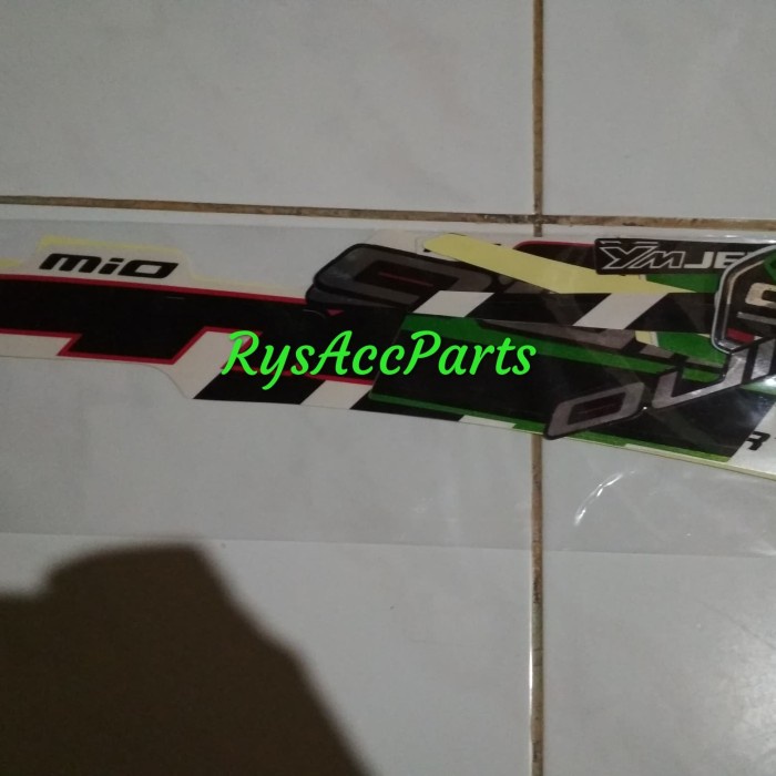 

TERLARIS | striping stripping stiker motor yamaha mio fino 2014 fi hijau putih