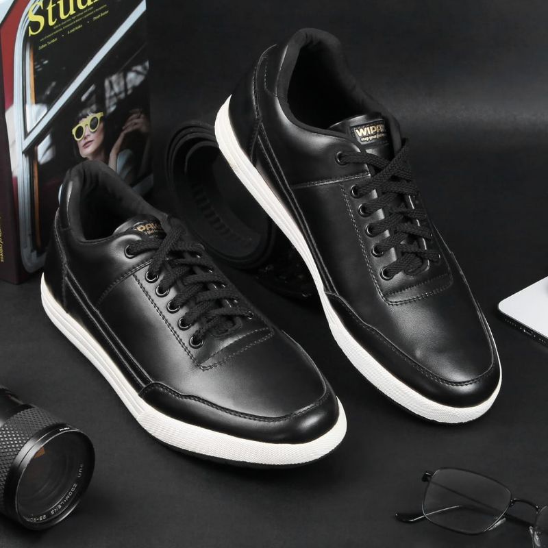 WIPAKA Original Sepatu Sneakers Pria Casual Kulit PU Swedian