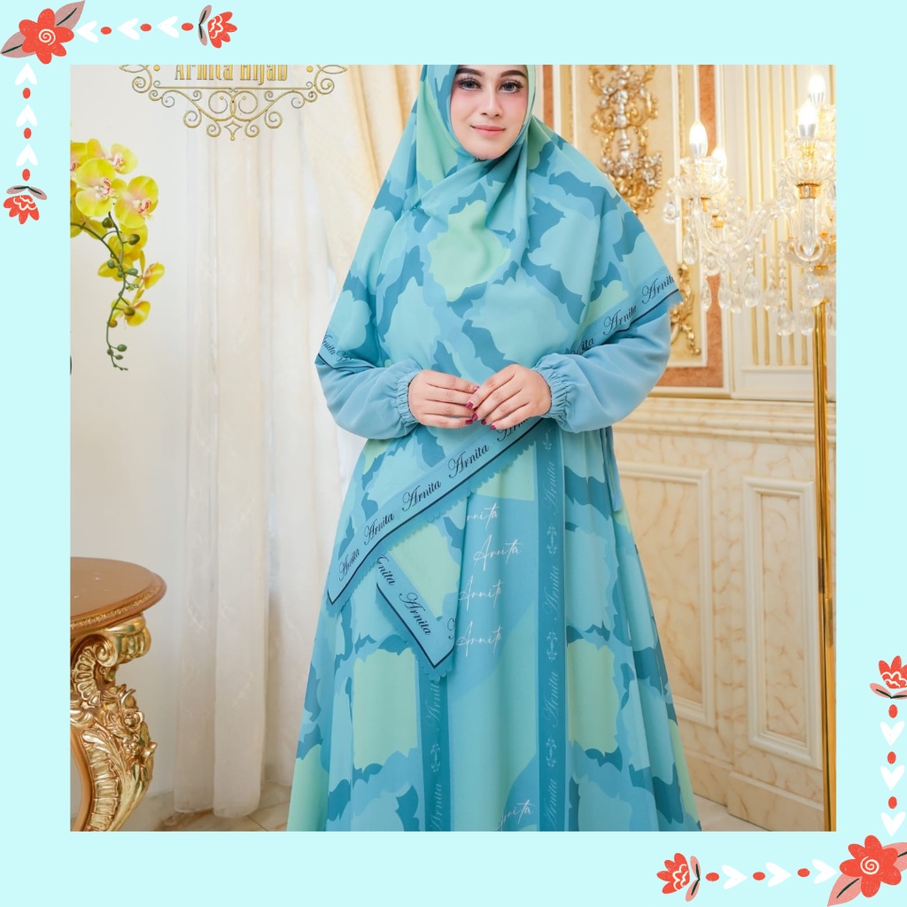 Gamis Wanita  Arnita Hijab Set Syar"i