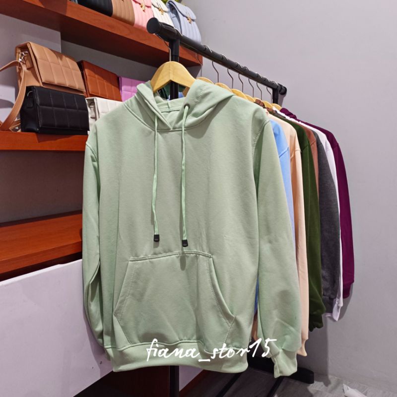 (BISA COD )sweater hoodie polos unisex pria wanita