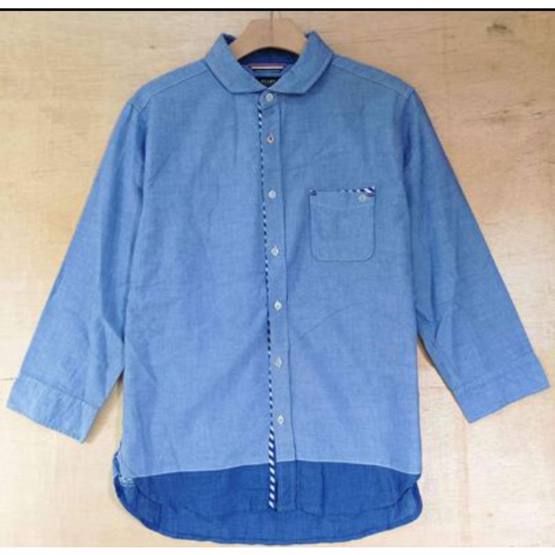 kemeja denim Beams hearts